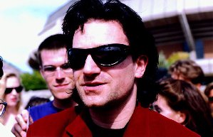 Bono in public, around 1991-92